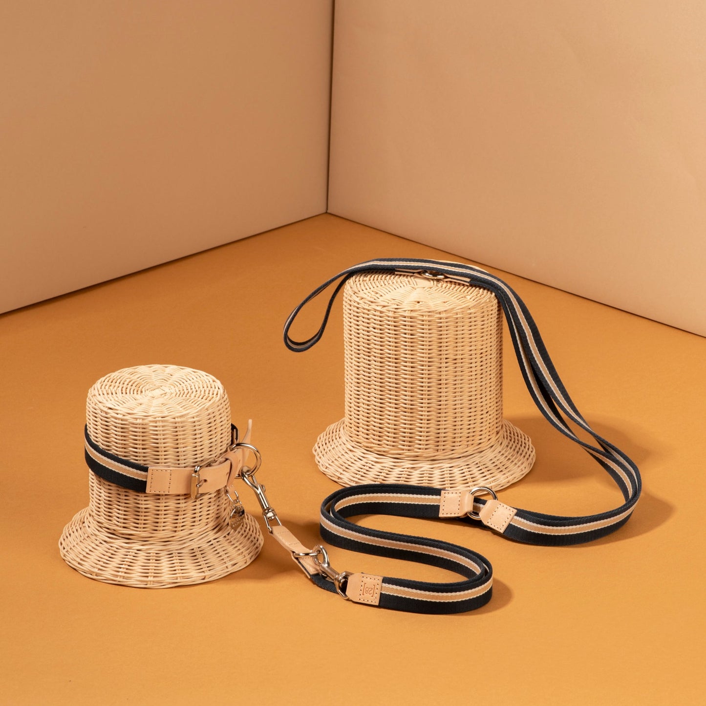 Franco - Ribbon and leather collar by 2.8