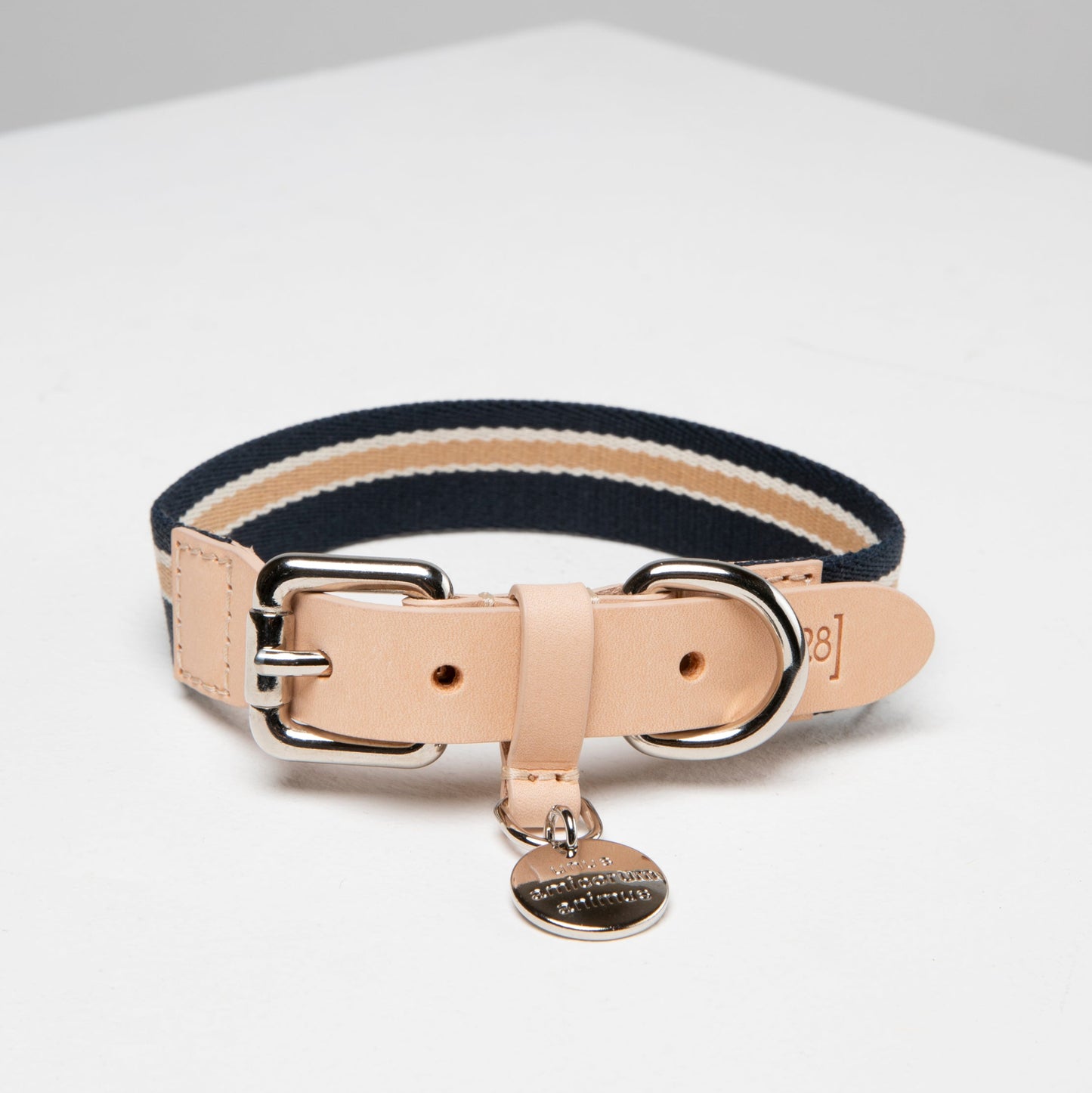 Franco - Ribbon and leather collar by 2.8
