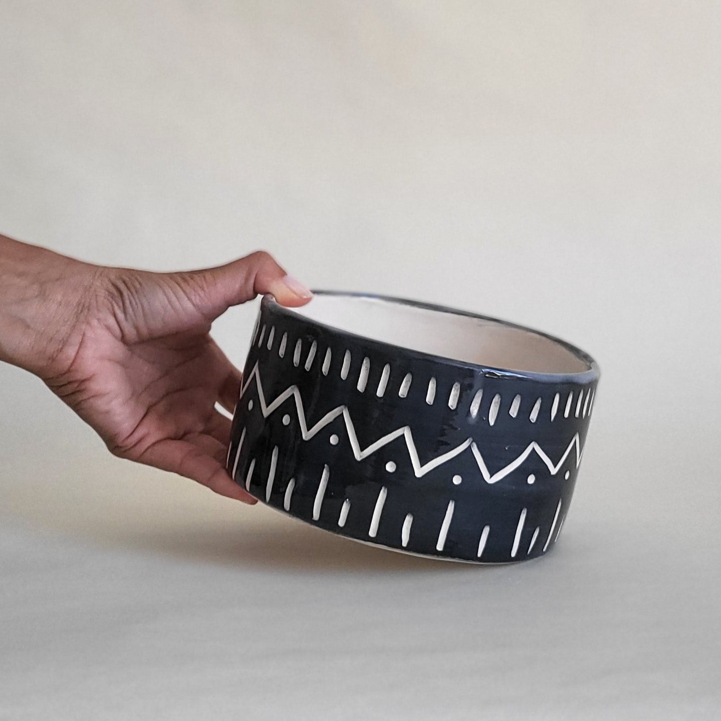 Enthic Ceramic Dog Bowl by Mutt Dog & Co.