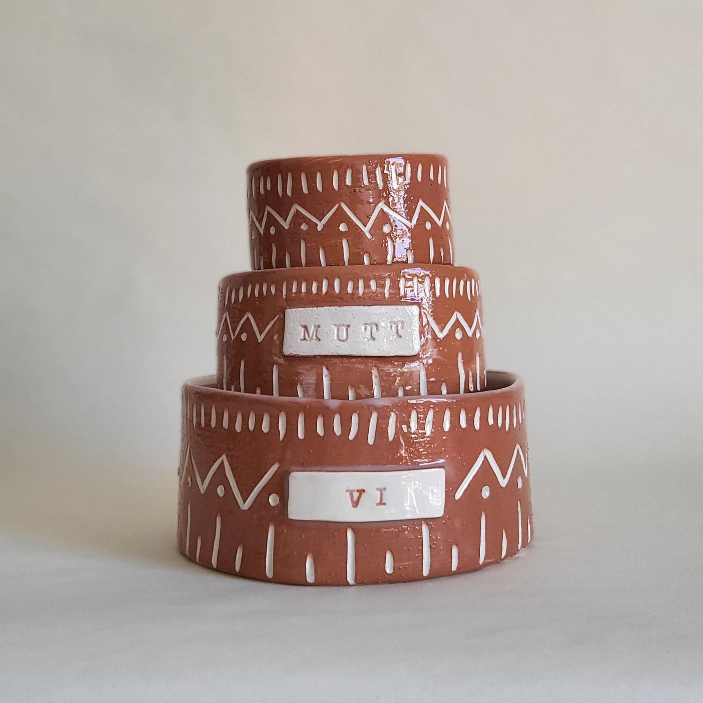 Enthic Ceramic Dog Bowl by Mutt Dog & Co.